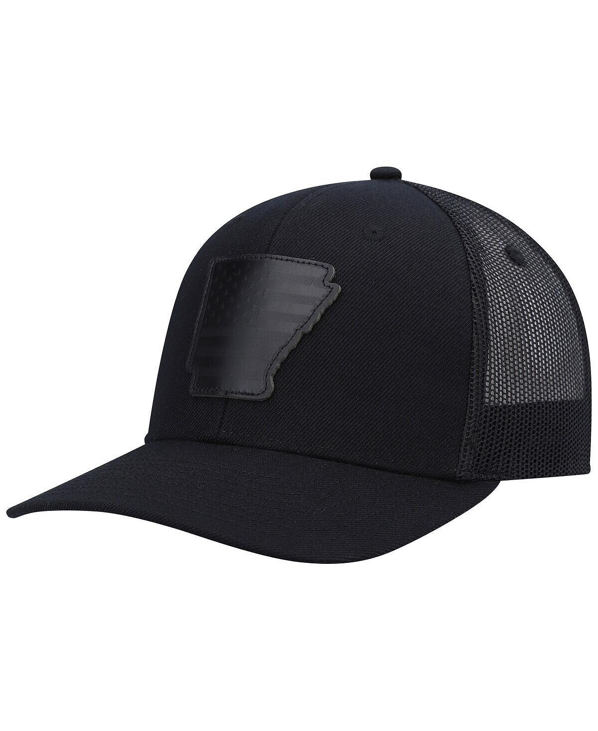 

Мужская кепка Arkansas Blackout State с нашивкой Trucker Snapback Local Crowns