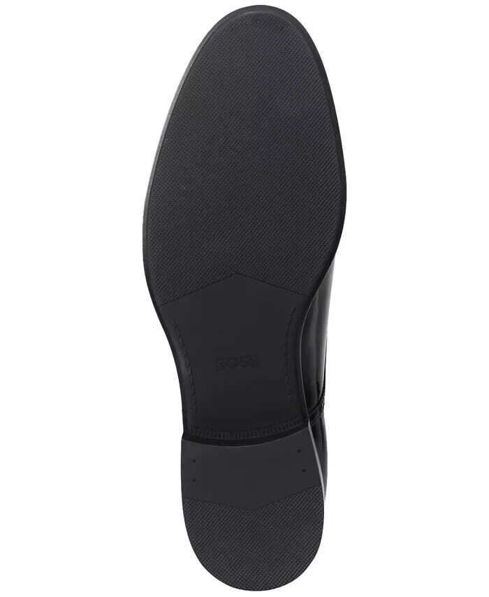 Мужские классические туфли Colby Derby из лакированной кожи Hugo Boss, черный — фото 3