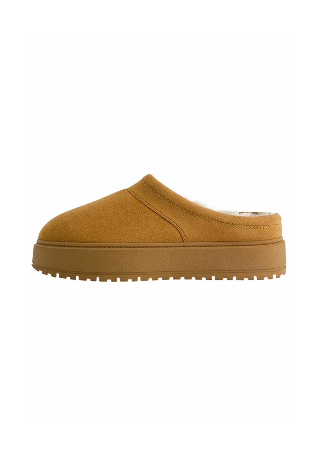 

Тапочки Bershka, цвет camel