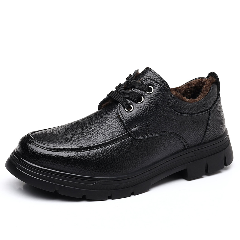 

Повседневные кожаные туфли мужские POPULAR ROUSE PR, Black Padded