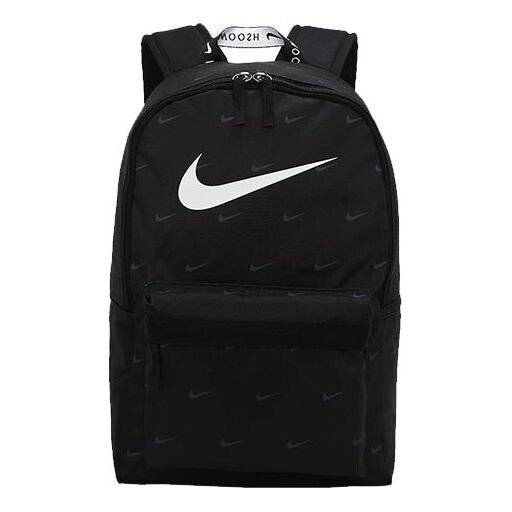 

Сумка sportswear heritage swoosh backpack 'black white' Nike, черный