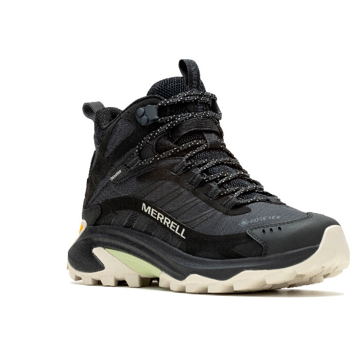 Ботинки женские Merrell Women's Moab Speed 2 Mid GTX для туризма, черный — фото 2