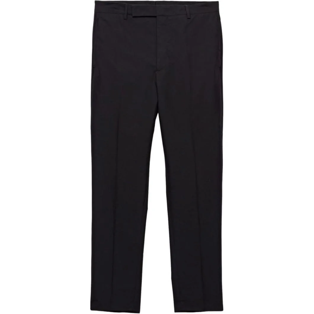 PRADA Брюки Casual Men's Black Moderate Straight Fit