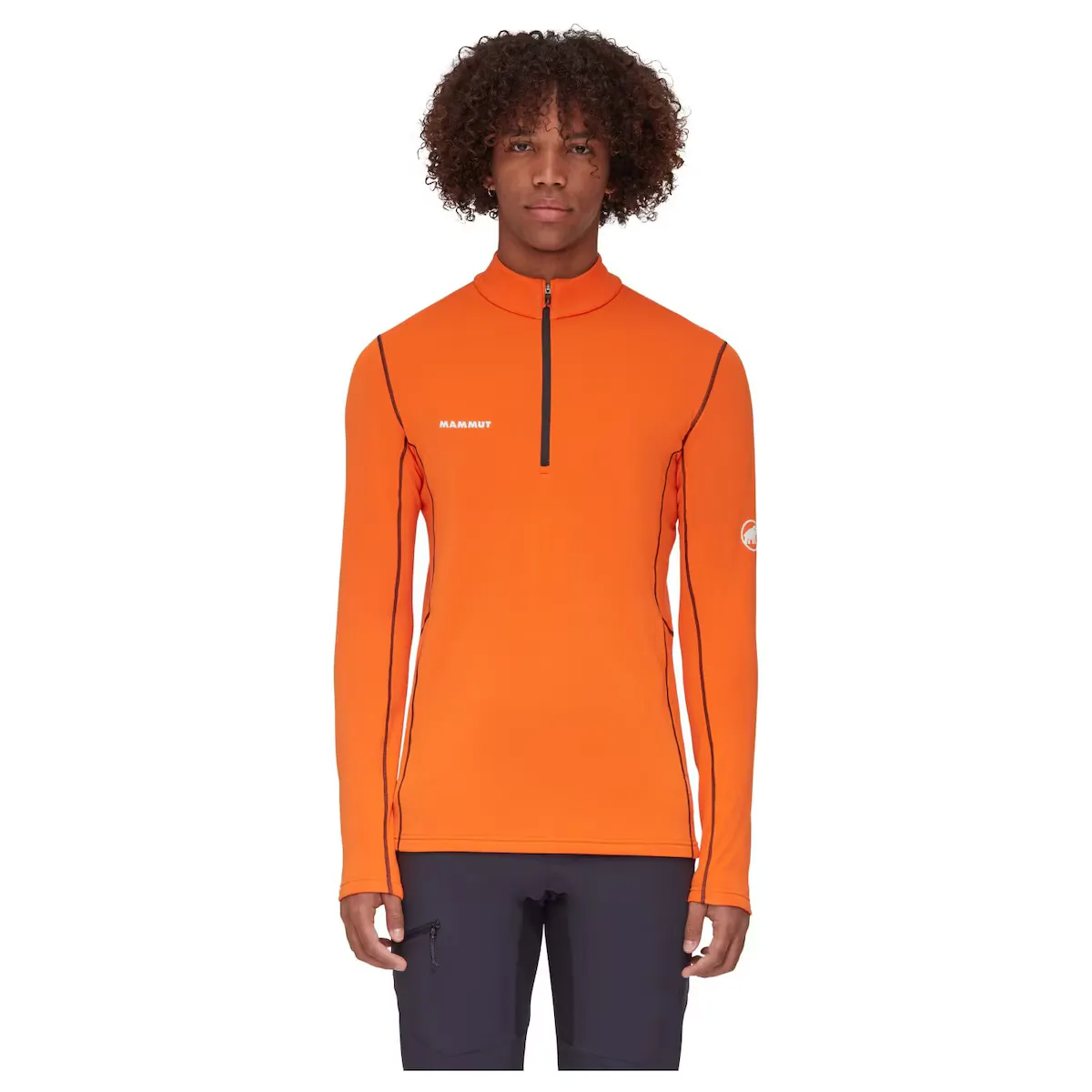 

Футболка мужская горная Mammut AENERGY HALF ZIP, оранжевый