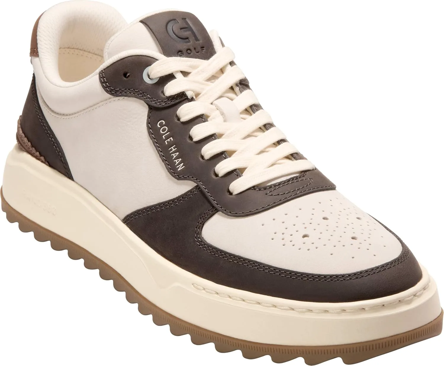Мужские кроссовки для гольфа Cole Haan Grandpr Crossover, слоновая кость/темно-оливковый — фото 4