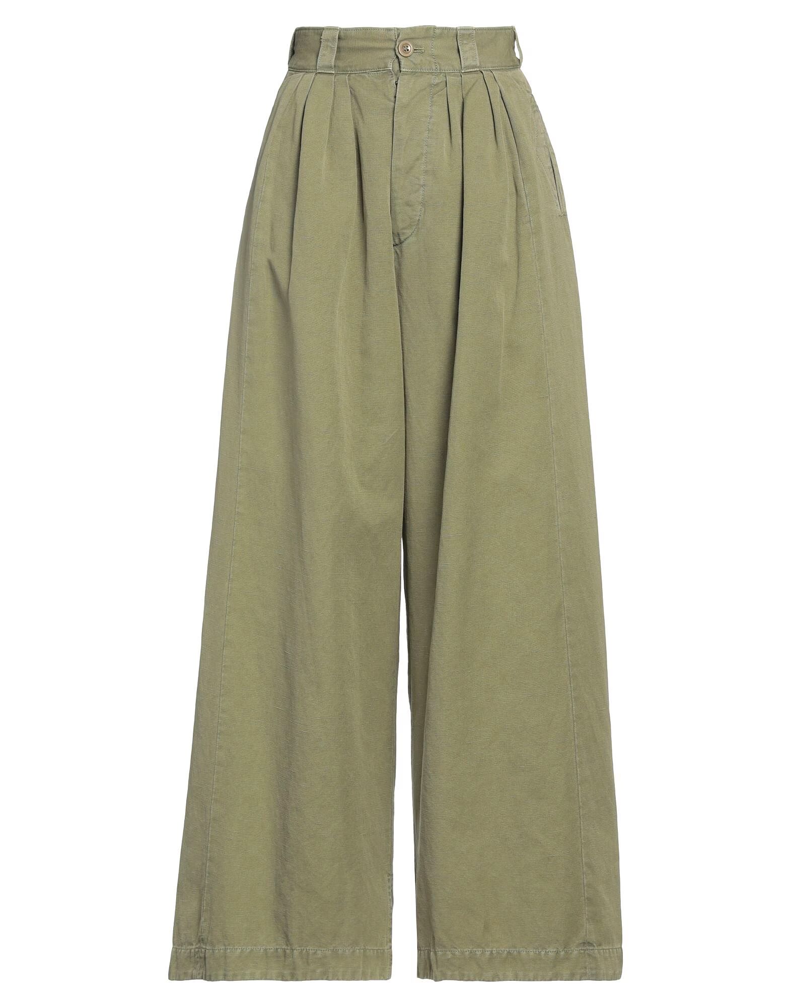 

Брюки Maison Margiela, серо-зеленый