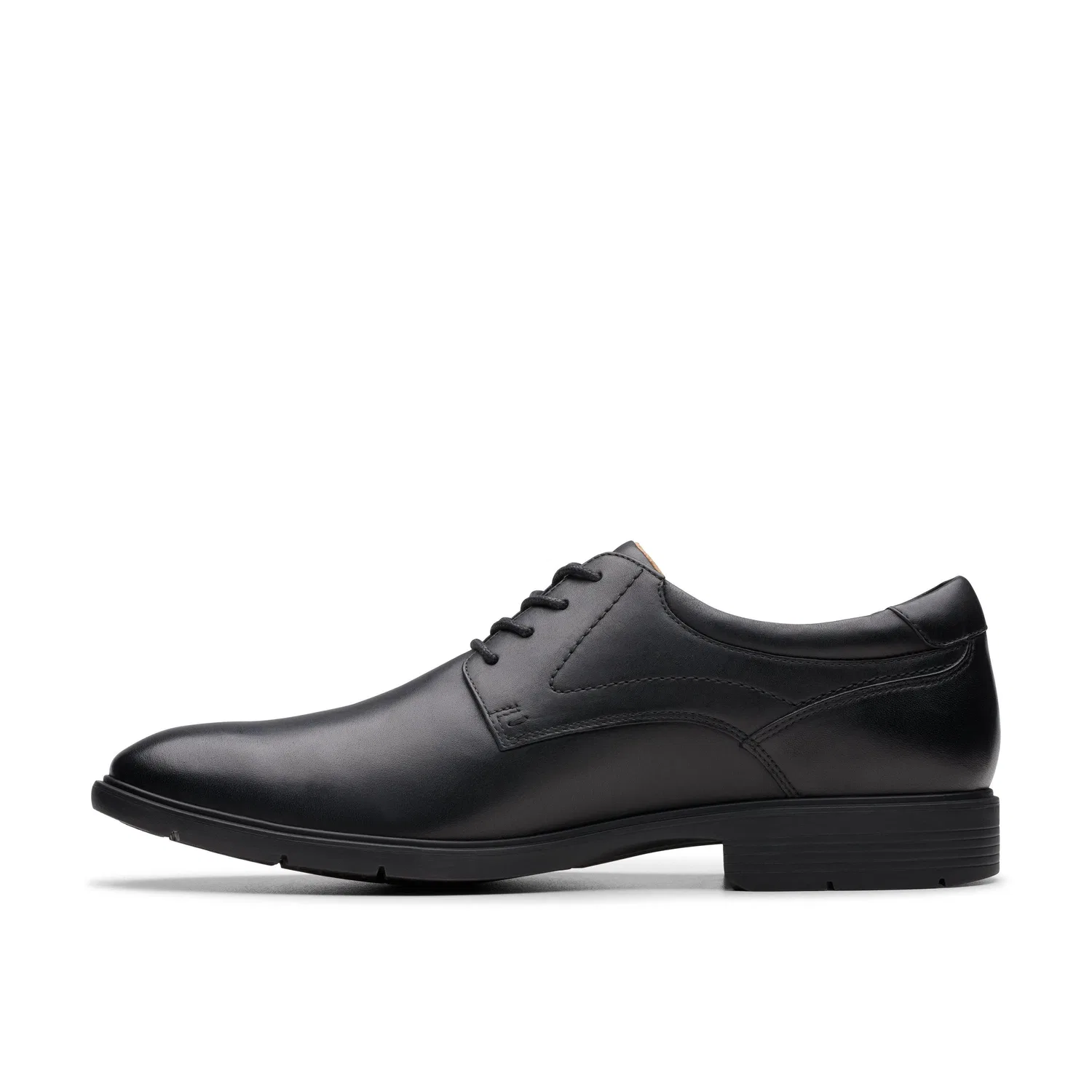 Туфли оксфорды кожаные черные Clarks, черный — фото 2