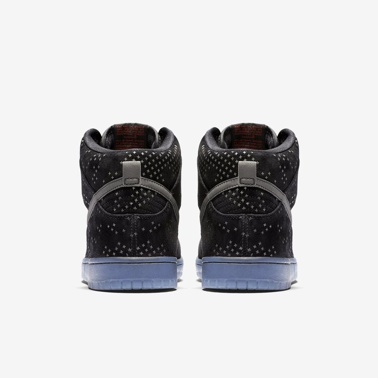 Кроссовки Nike SB Dunk High Premium 'Flash', черный — фото 3