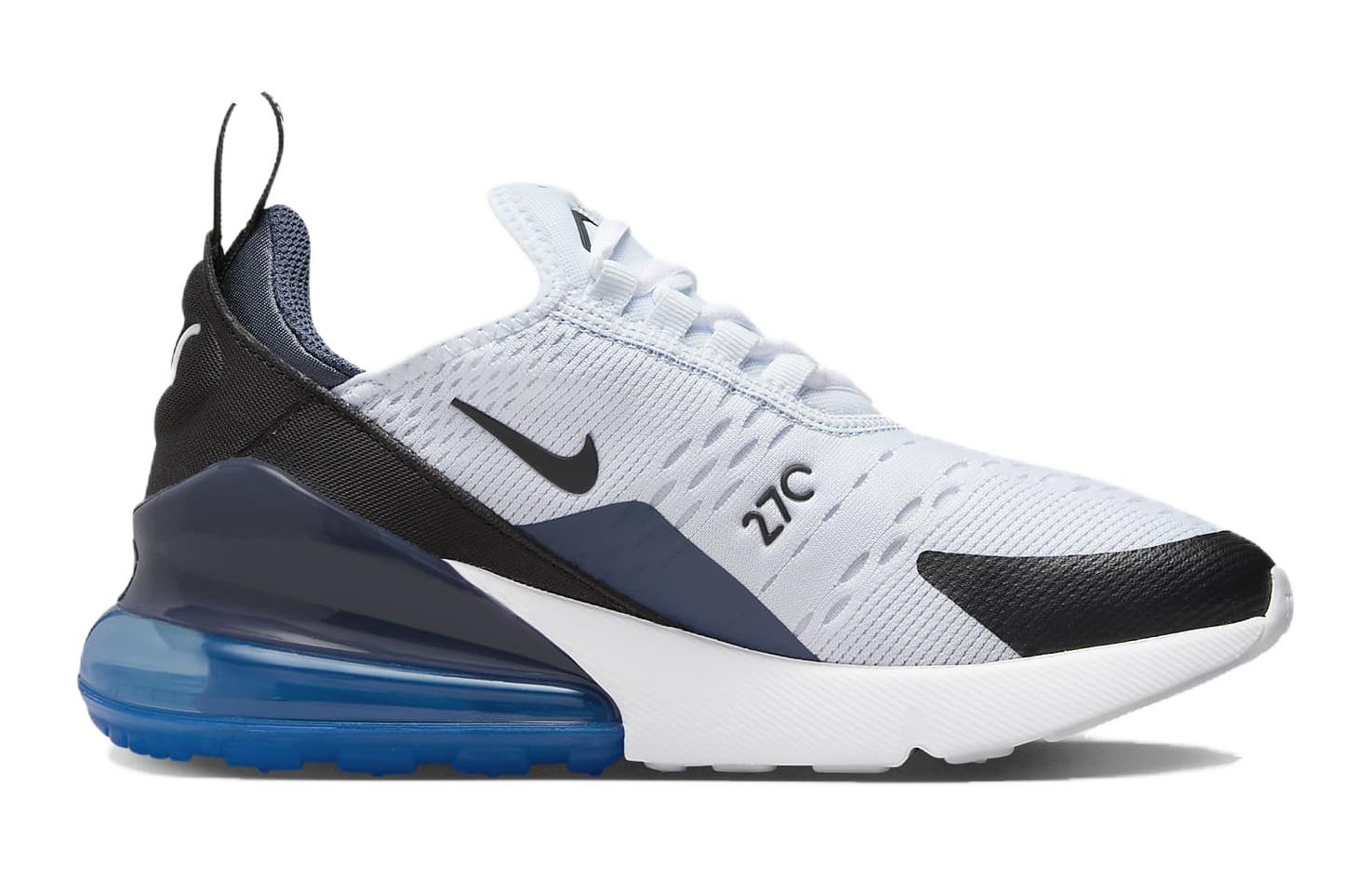 Nike Air Max 270 GS 'Football Grey Thunder Blue' Белый Синий — фото 2