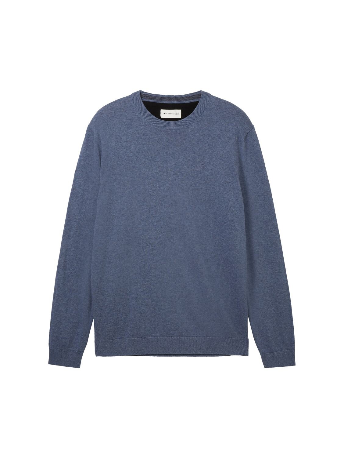 

Пуловер Tom Tailor BASIC CREWNECK, синий