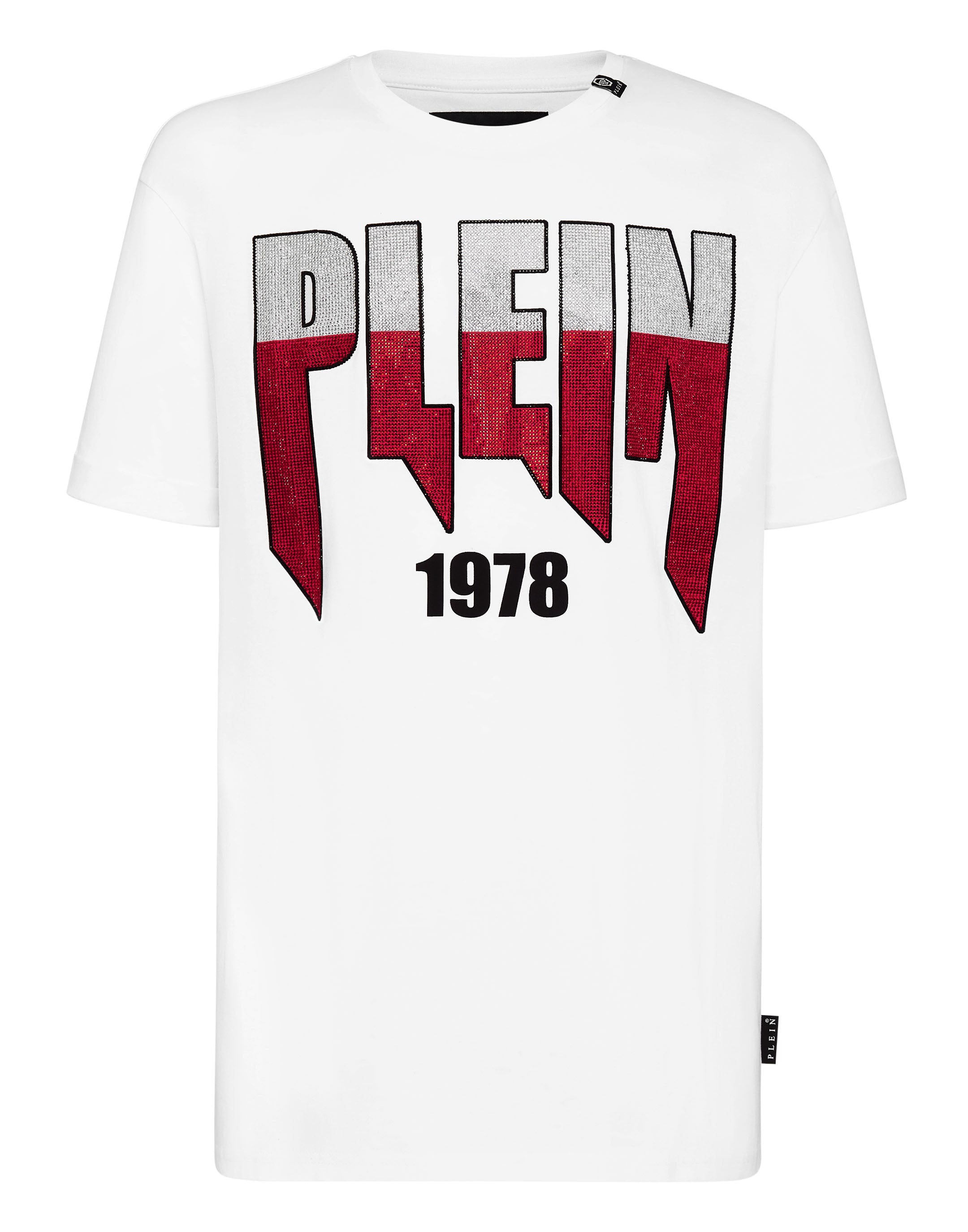 

Футболка с круглым вырезом SS PP1978 Philipp Plein, белый