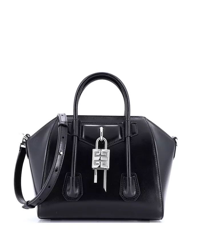 

Мини-сумка Antigona Lock из кожи Pre-Owned Givenchy, черный
