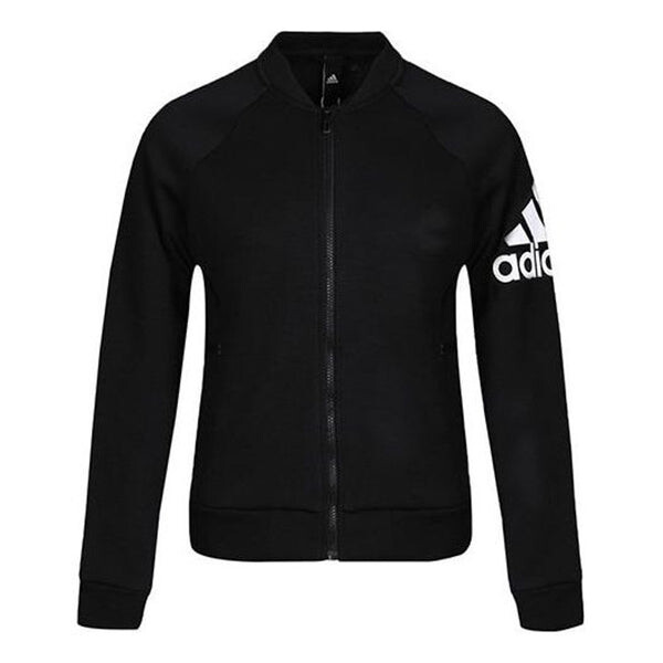 

Куртка брендовые трикотажные пуховики Adidas, черный