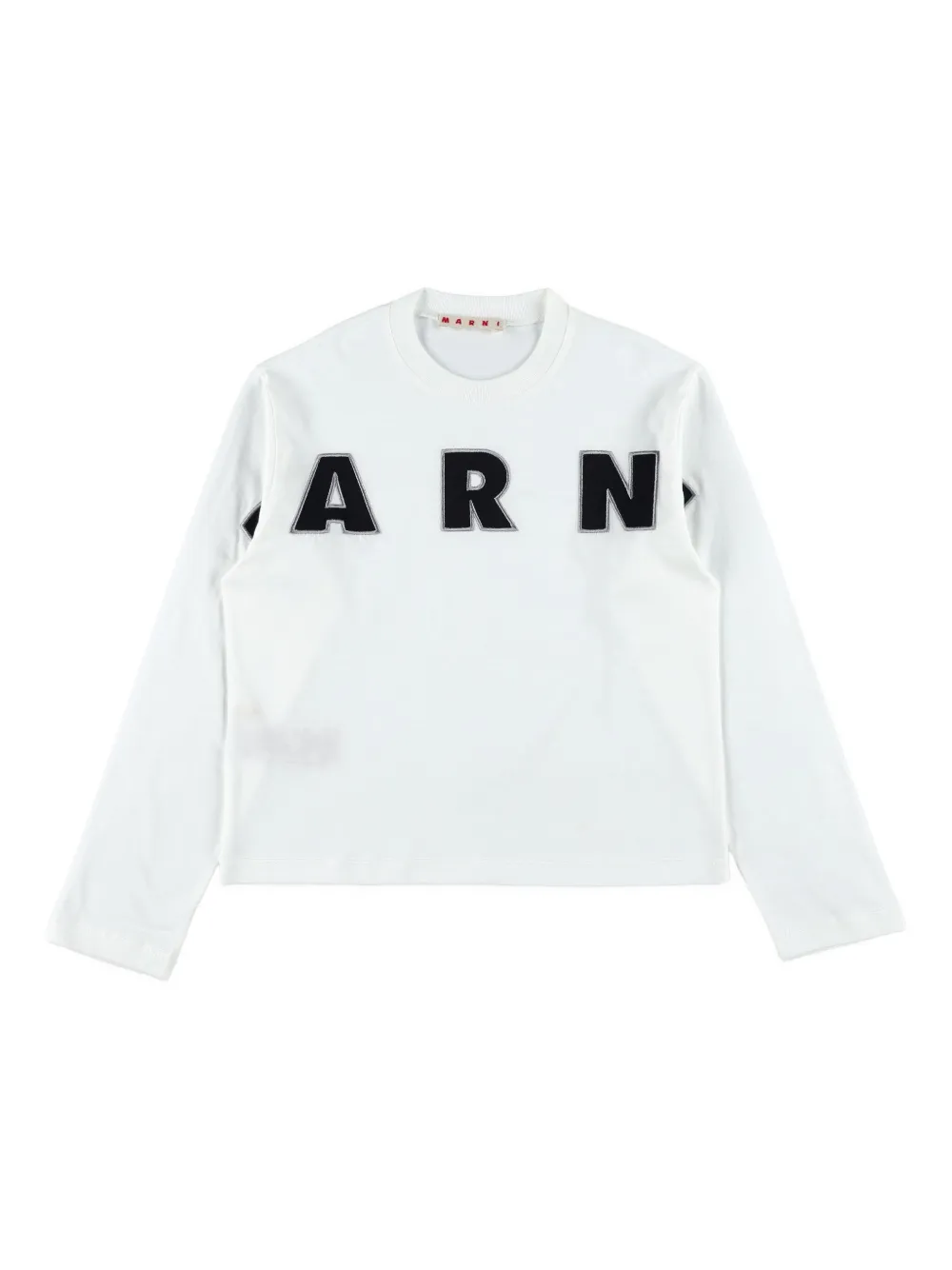 

Лонгслив с логотипом Marni Kids, белый