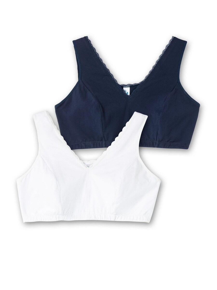 

Бюстгальтер без косточек SHEEGO, цвет marine blue/White