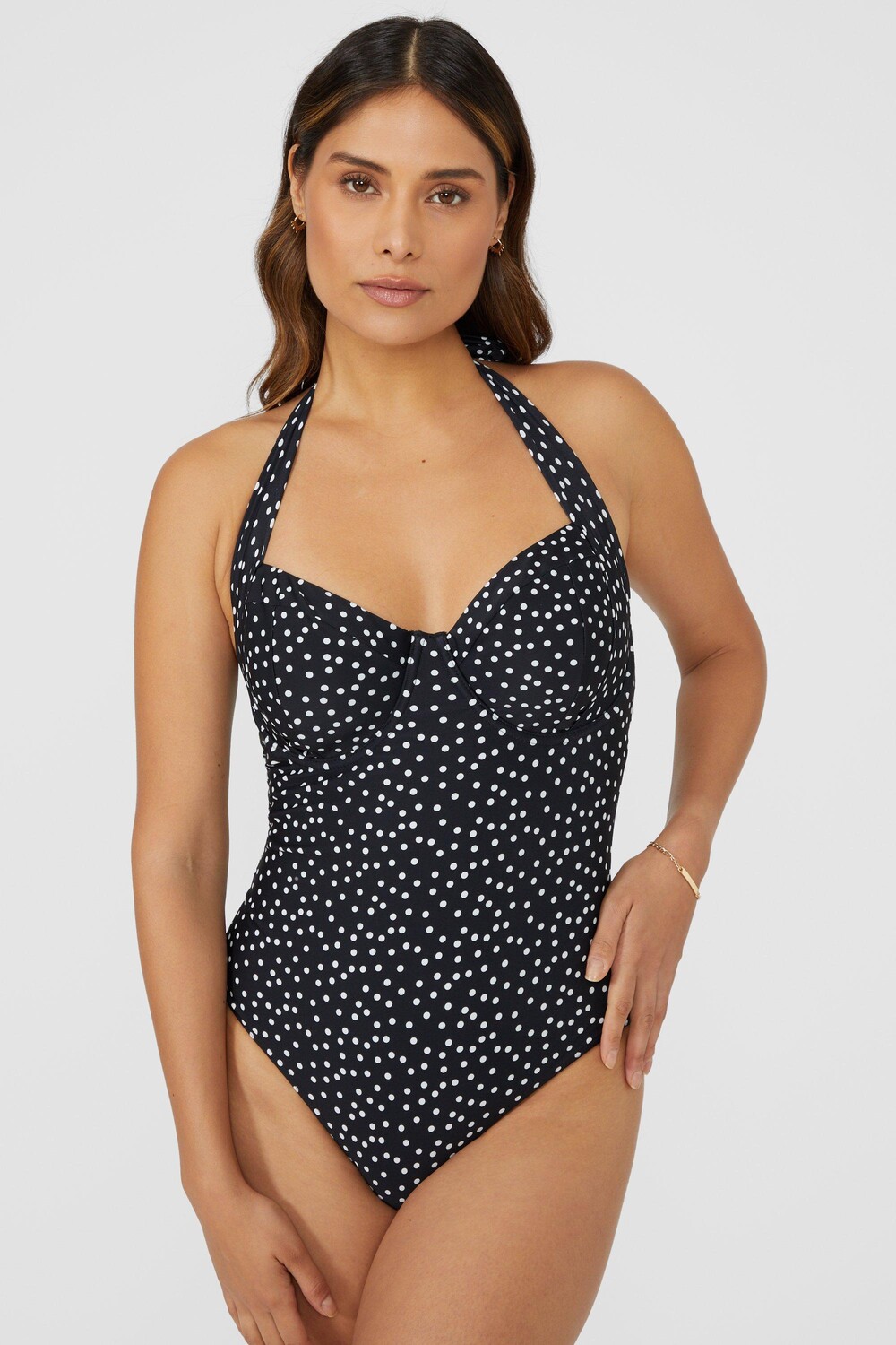 

Великолепный купальник на косточках DD+ Spot Debenhams, мультиколор