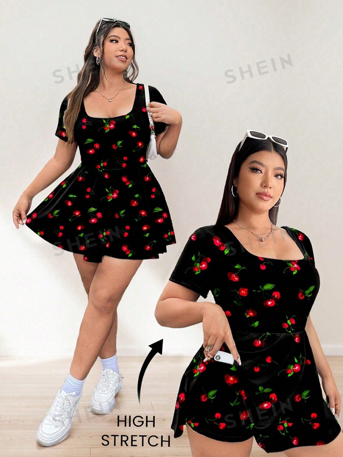 

Комплект шорт EZwear женщины больших размеров На осень-зиму