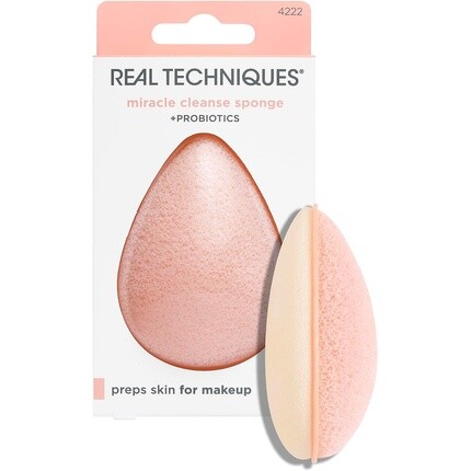 

Miracle Pore Sponge: отшелушивающая губка с пробиотиками 4222, Real Techniques, Белый, Miracle Pore Sponge: отшелушивающая губка с пробиотиками 4222, Real Techniques