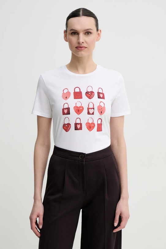 

Хлопковая футболка Ps Paul Smith, белый