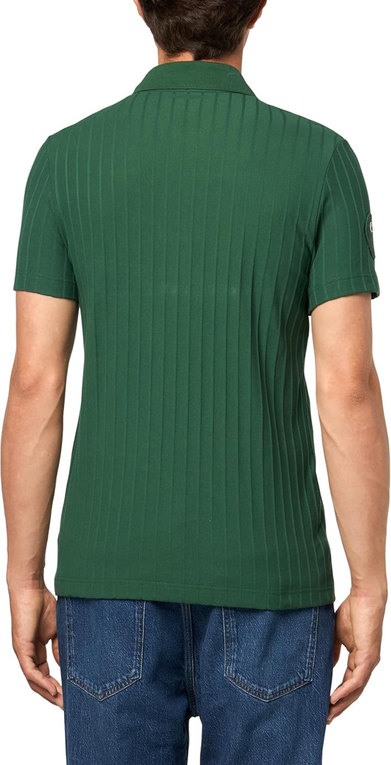 Поло для мужчин Lacoste Sport Ultra Dry, теннисное, зеленый/синий — фото 2
