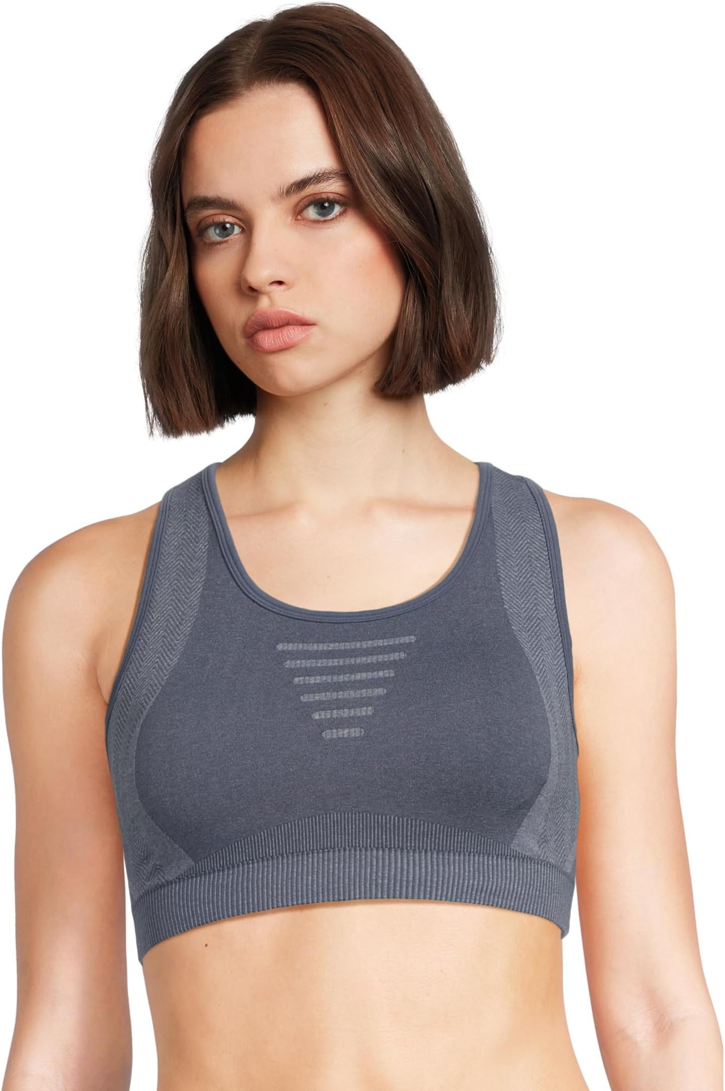 

Бюстгальтер Smartwool Intraknit Racerback Bra, цвет Nightfall Blue Heather