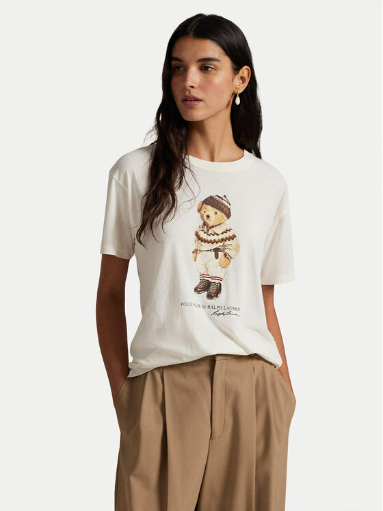 

Футболка regular fit 211A87162001 Polo Ralph Lauren, экрю