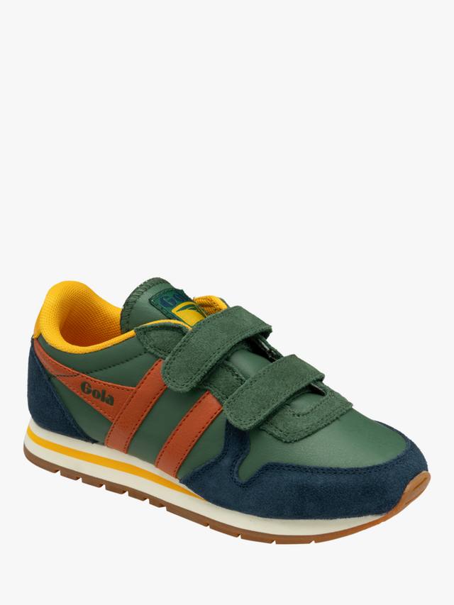 Детские кроссовки Daytona Pure Strap Low Cut Gola, Evergreen/Navy/Moody — фото 2