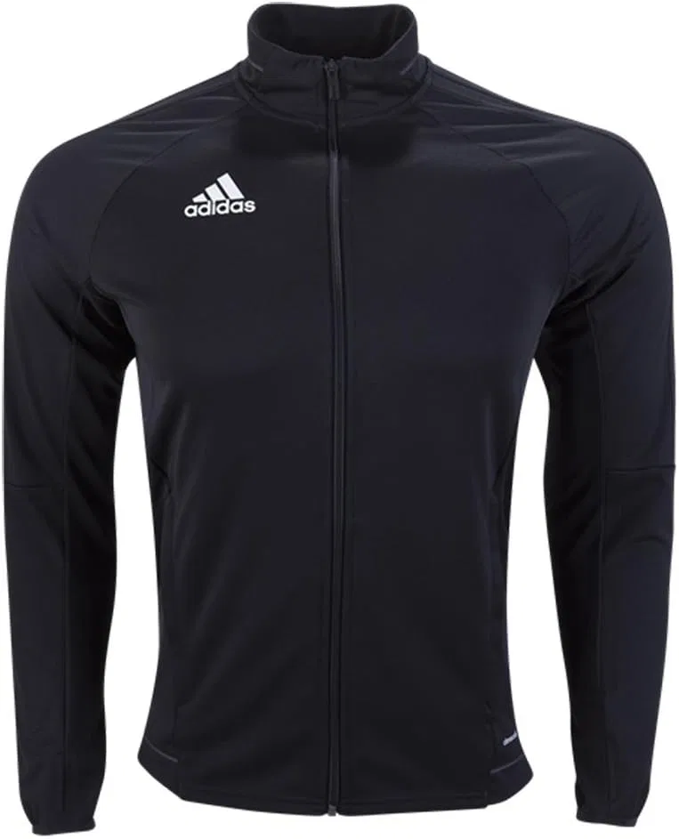 Детская тренировочная куртка adidas Tiro 17, черно-белая
