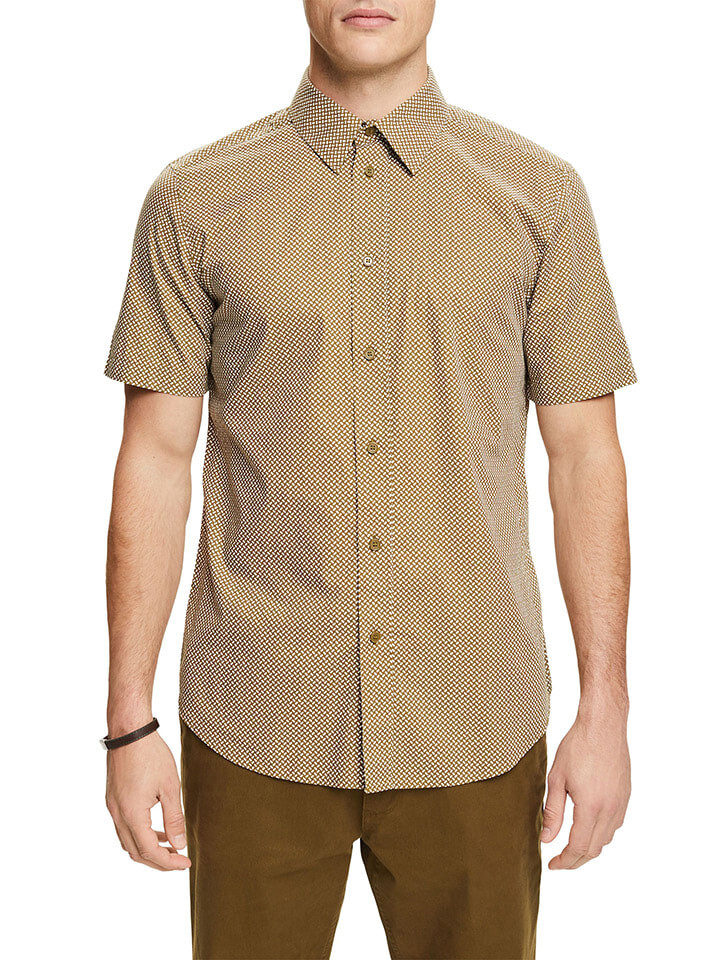 

Рубашка ESPRIT, цвет khaki/weiß