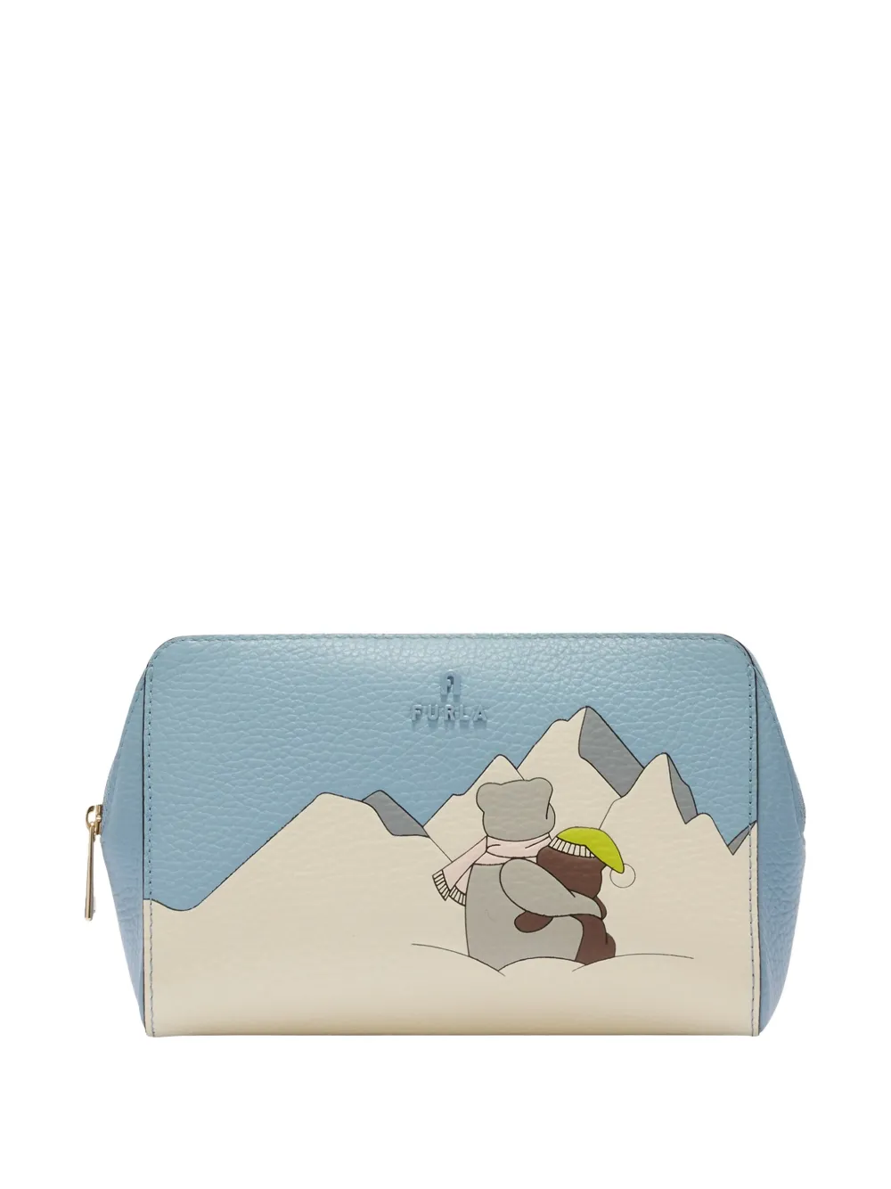 

Большая косметичка Furla, синий
