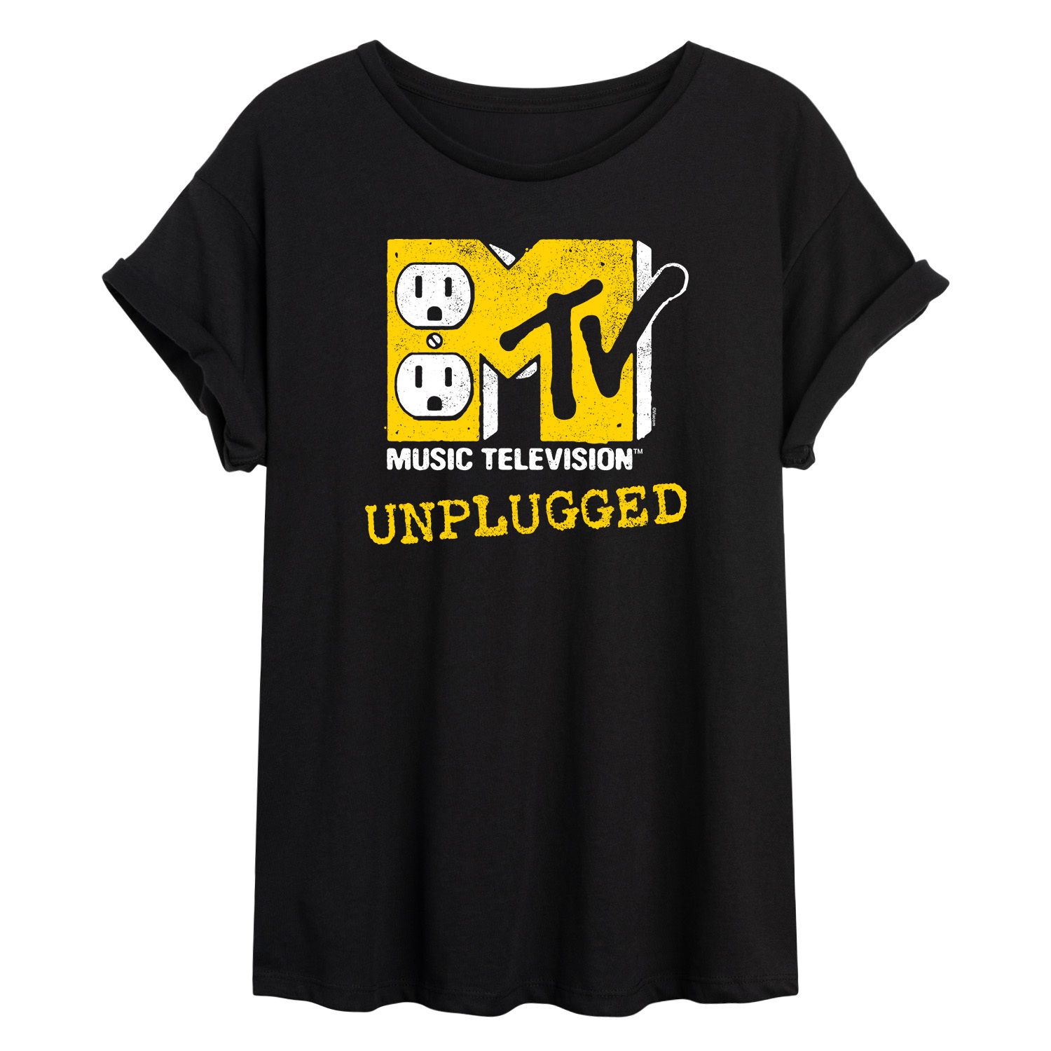 

Объемная футболка с логотипом MTV для юниоров и рисунком «Unplugged» Licensed Character