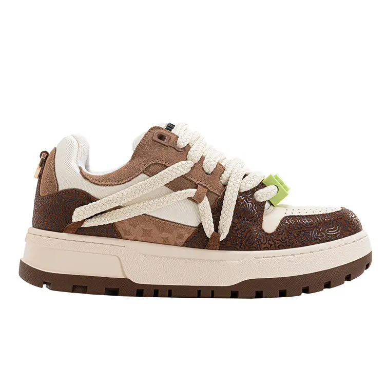 

Кроссовки LUCKISLE Skateboarding Shoes Unisex Low-top Brown, цвет Coffee