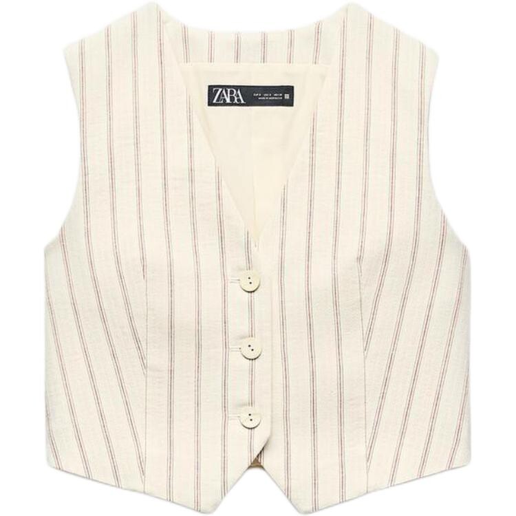 

Жилет женский телесный / красный Zara