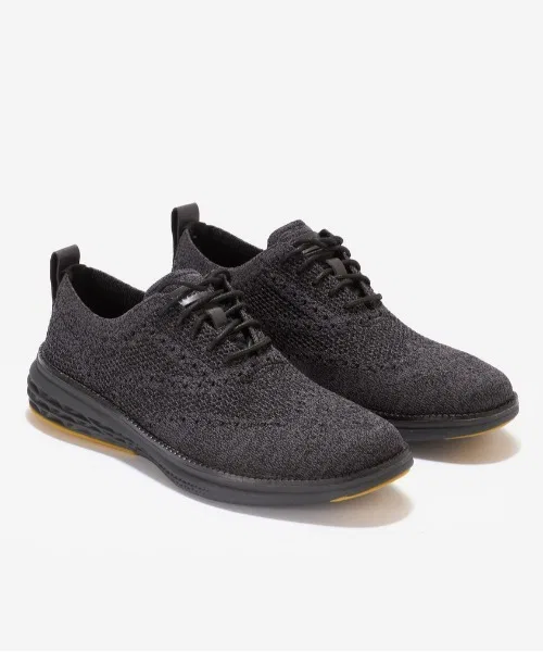 Мужские кроссовки Wingtip Oxford COLE HAAN чёрные — фото 2