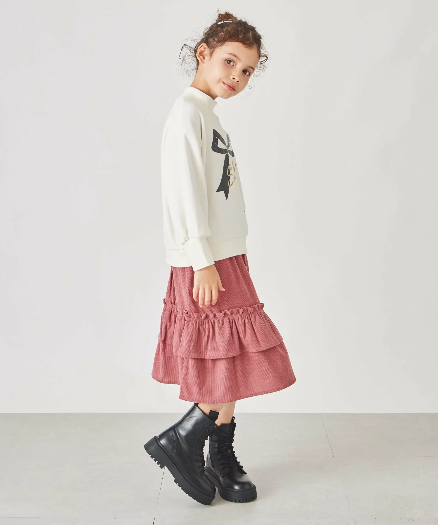 Вельветовая юбка Ever Closet, pink — фото 3