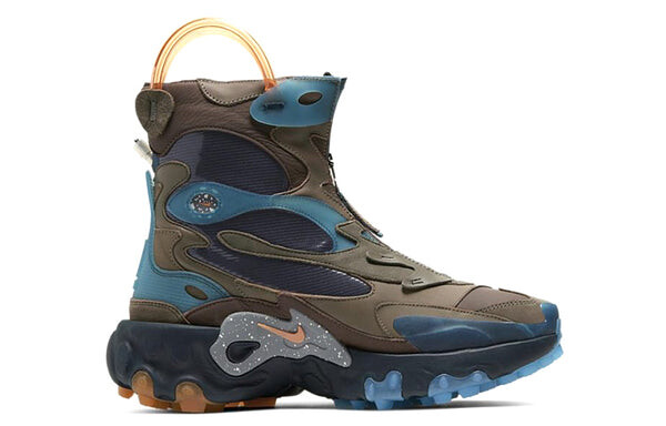 Кроссовки Undercover x React Boot Nike, коричневый — фото 2