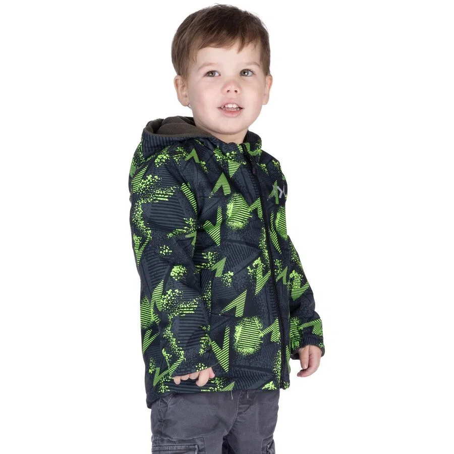 Двусторонняя куртка для малышей Fxr, Lime Hazard/Grey