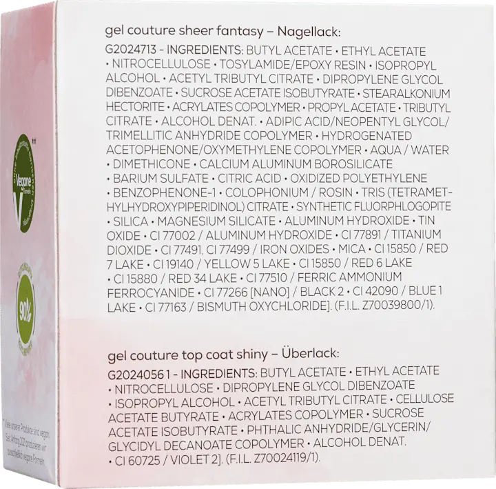Лак для ногтей essie Nagellackset Gel Couture Routine Clean Girl, 2tlg, 1 St — фото 3