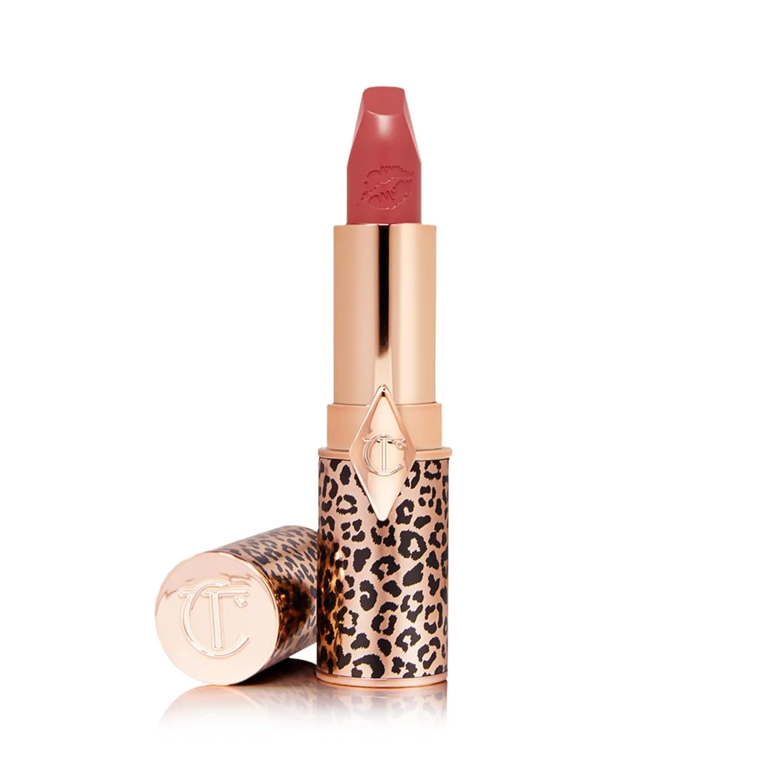 Помада Charlotte Tilbury Hot Lips 2.0 - увлажняющая, стойкая помада с экстрактами орхидеи и антиоксидантами - сатиновое покрытие, которое можно наслаивать, для визуального увеличения объема губ., Glowing Jen - soft rose