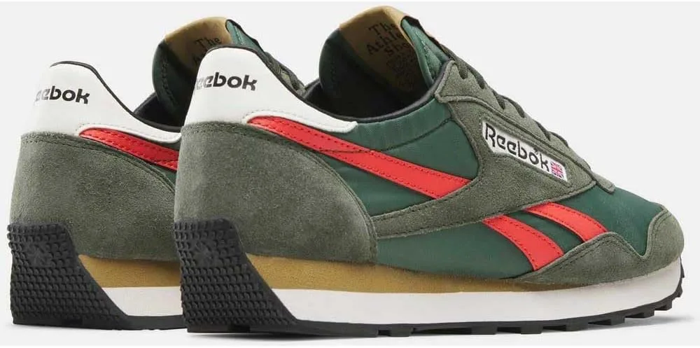 Кроссовки Reebok Aztec II унисекс, зеленый/оранжевый — фото 4