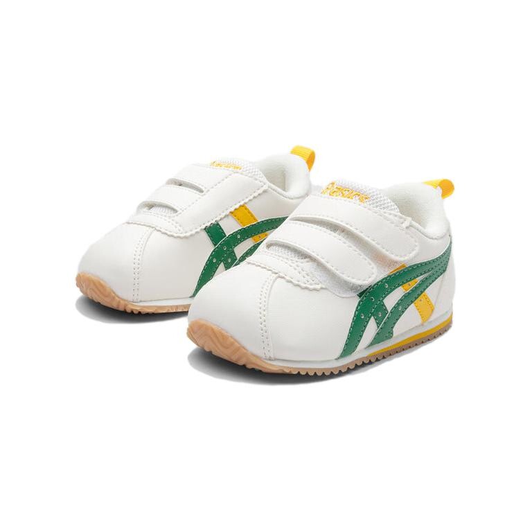 Кроссовки Asics Suku Toddler Shoes TD Low-top White/Green/Yellow, белый/зеленый/желтый — фото 3