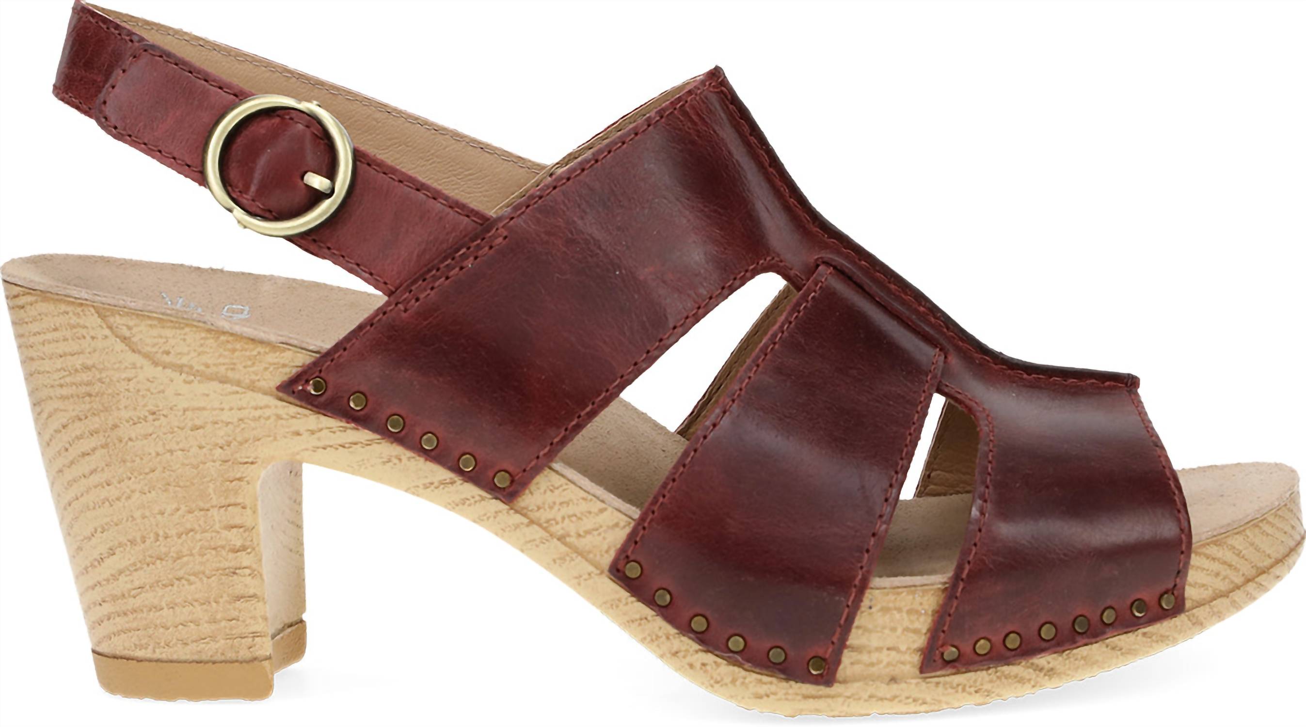 Women's Tatiana Peep-Toe Sandal In Wine Dansko, Wine — фото 4