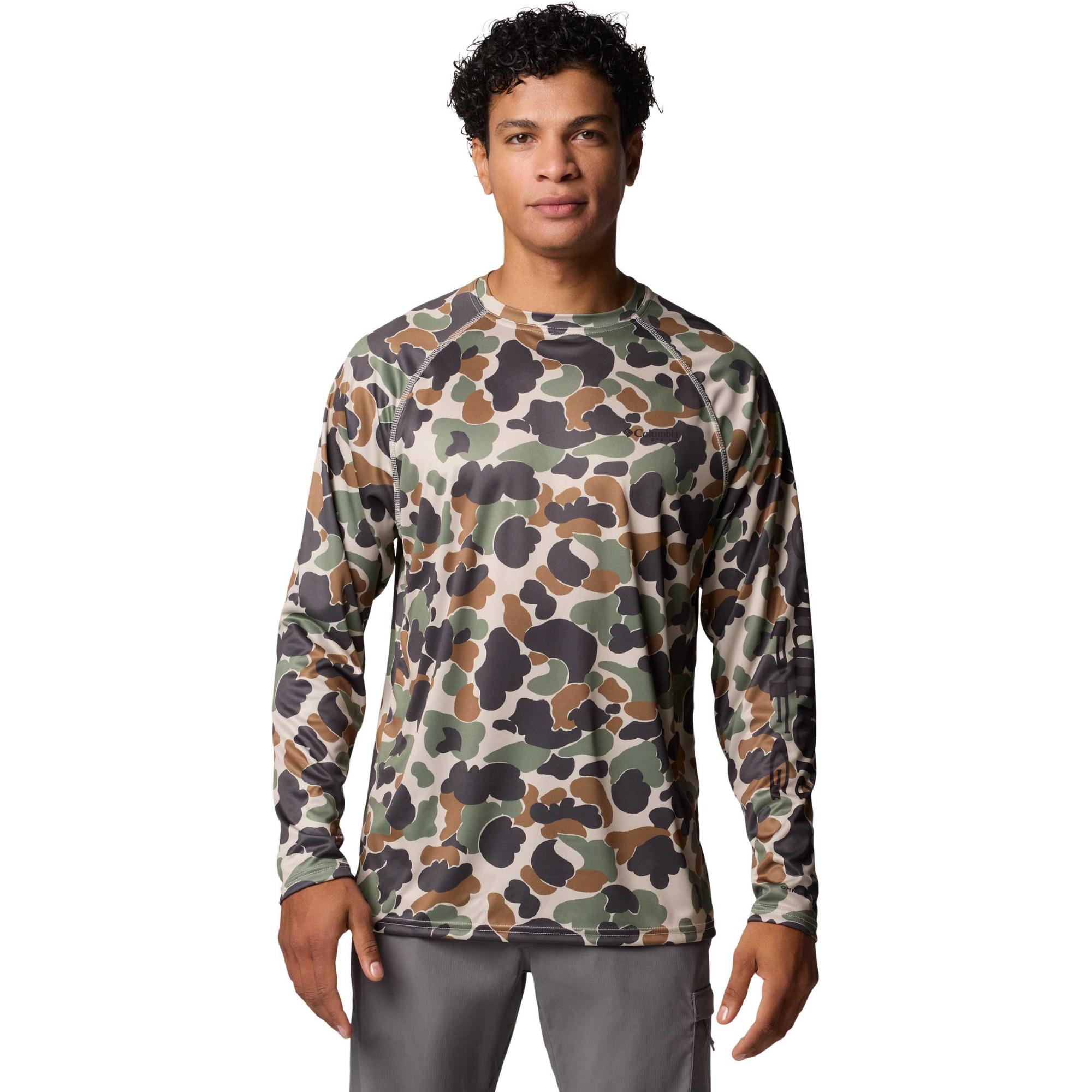 

Мужская рубашка с длинным рукавом Super Terminal Tackle Columbia, Fossil Deltahunter Camo