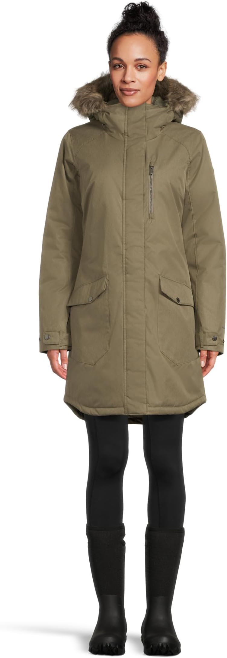 

Женская длинная утепленная куртка Suttle Mountain Columbia, Stone Green 1