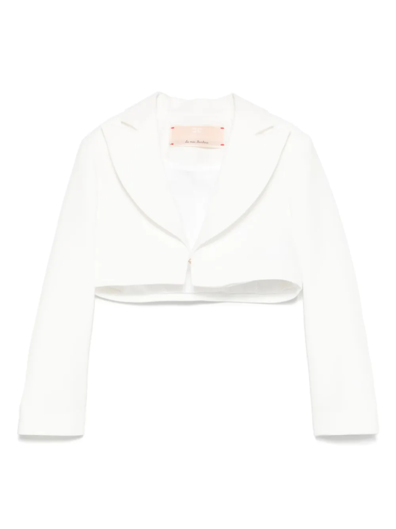 

Elisabetta Franchi La Mia Bambina укороченный пиджак, белый