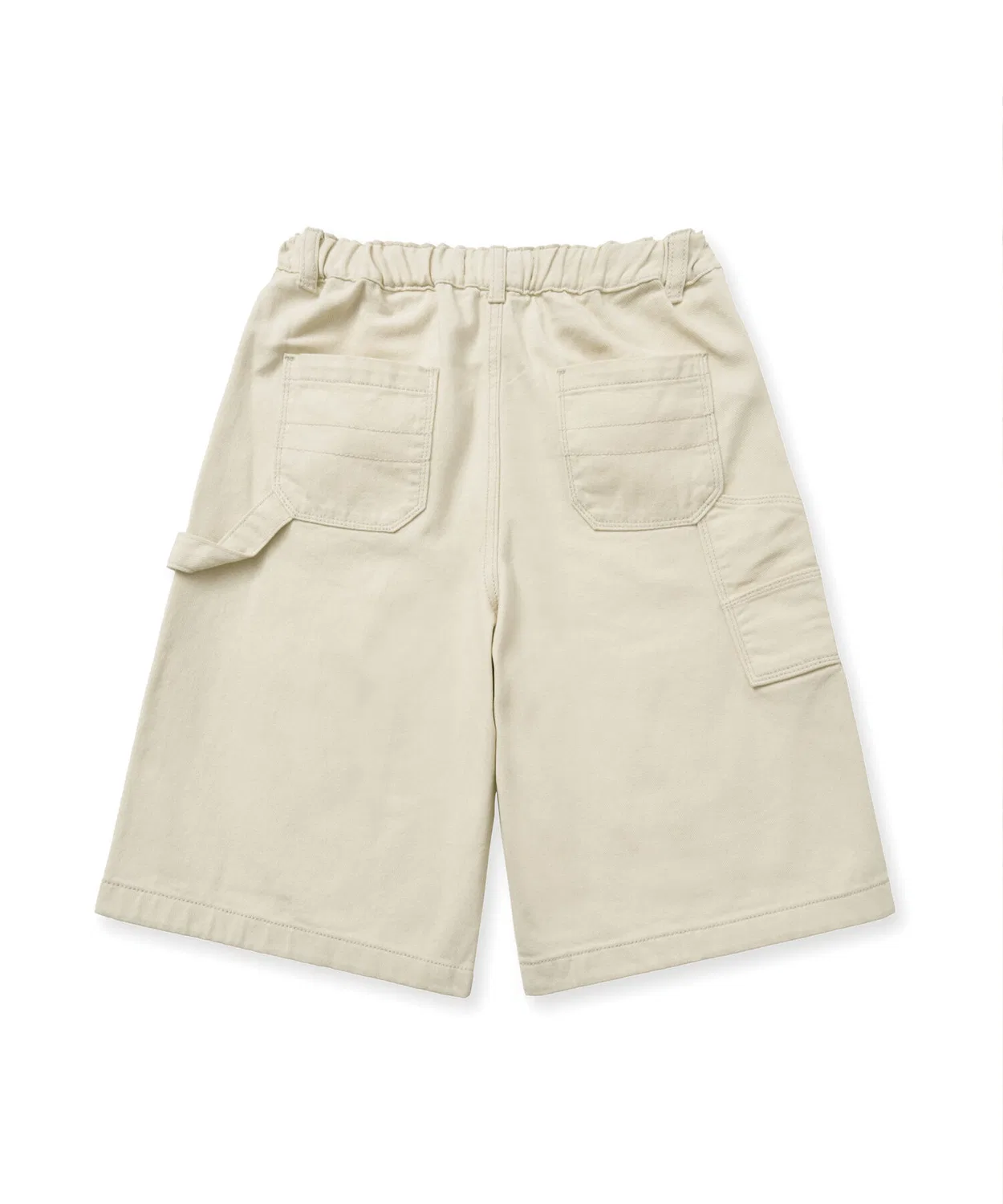 Детские кремовые брюки Kids Double Knee Bermuda Pants от Brownbreath Kids — фото 3