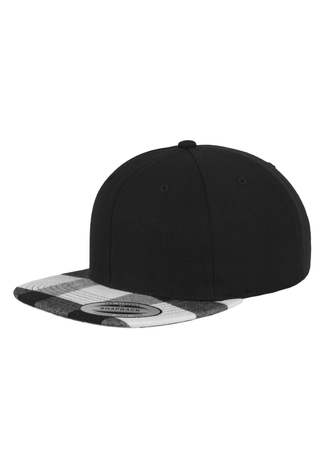 

Бейсболка Flexfit Design Snapback, цвет blk/wht