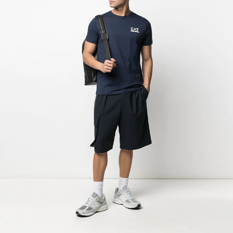 EMPORIO ARMANI Футболка EA7 SS21 мужская blue — фото 4