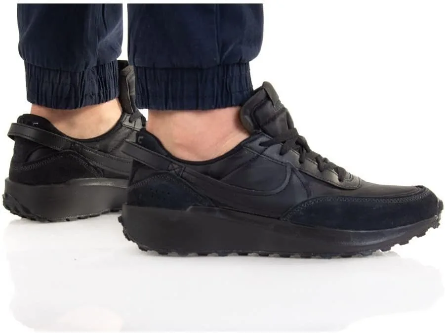 Мужские кроссовки NIKE Waffle Debut, черный — фото 2
