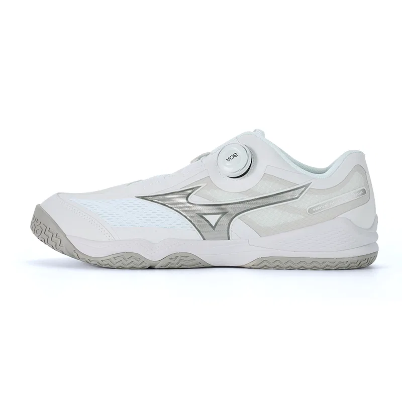 Кроссовки для настольного тенниса Mizuno WAVE MEDAL 8 бело-серебристые